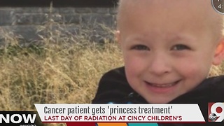Four-year-old cancer patient gets 'princess treatment'