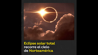 Millones de personas presenciaron el eclipse solar en Norteamérica