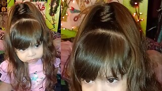 Getting ready with spinkles cute hairstyle tutorial