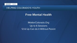 Kids get free mental help in Colorado