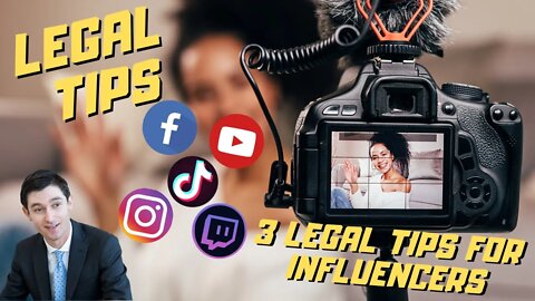 3 Legal Tips for Influencers, Streamers and E-Sport Athletes | Legal Tips