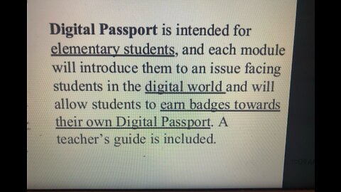 Bill C-27 & Kids "Earning" Badges To Get A Digital Passport In Canadian Schools!
