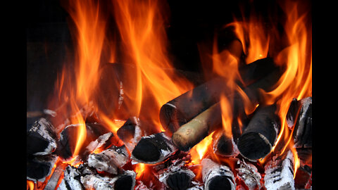 Fireplace sounds with crackling fire sounds for sleeping or relaxing