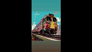 Magen Train Art Generated By Ai Technology Via Midjourney