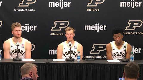 Purdue MBB Players Post-Game Press Conference After Gavitt Games vs. Xaiver