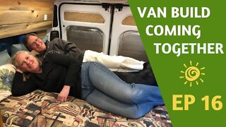 Our Van Build is Coming Together //EP 16 OFF-GRID, Sustainable ProMaster Van Conversion