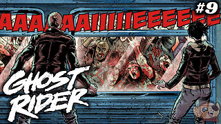 Johnny and Talia Discover an Underground Human Chop Shop Run by Demons in GHOST RIDER #9