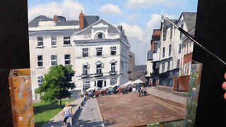 How to Paint an OLD STREET SCENE