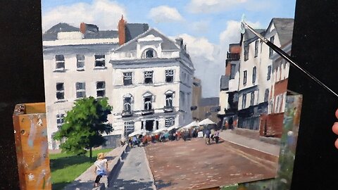 How to Paint an OLD STREET SCENE