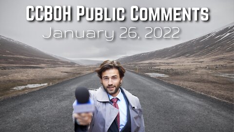 CCBOH Meeting 1-26-2022