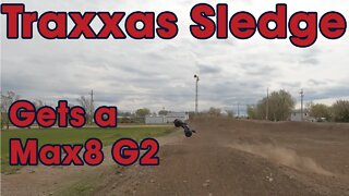 Traxxas Sledge Gets a Beatdown with the Hobbywing max8 g2 combo