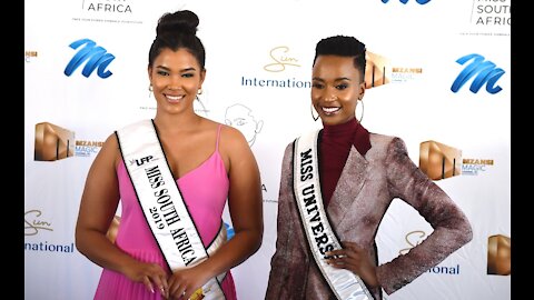Miss Universe Zozibini Tunzi and Miss South Africa Sasha-Lee Laurel reunite