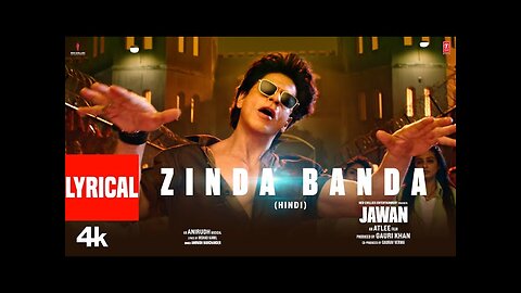 Jawan: Zinda Banda (Lyrical) |Shah Rukh Khan |Atlee |Anirudh |Nayanthara |Vijay Sethupathi |Deepika