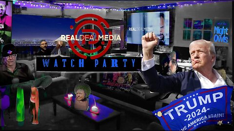 Real Deal Media Watch Party 'Trump Night' w/Dean Ryan & Jim Fetzer