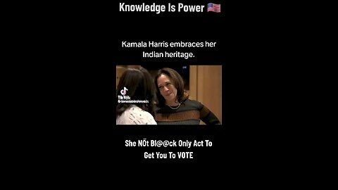 Kamala Harris Admitted She's Indian