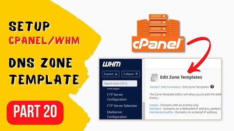 Customize DNS Zone Template In cPanel/WHM