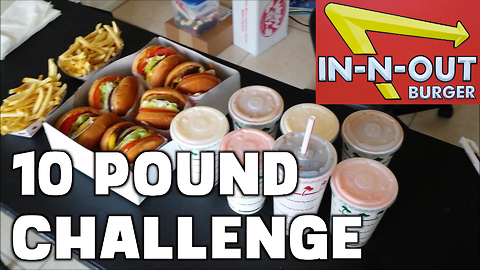 In-N-Out 10 lb Food Challenge (Solo) *7500 Calories* | FreakEating vs The World