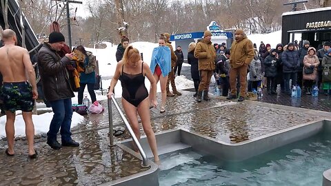 ICE HOLE BATHING #00 | COLD WATER | SWIMMING WINTER | EPIPHANY BAPTISM 2023