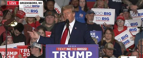President Donald Trump Greensboro, North Carolina Rally 3/2/24