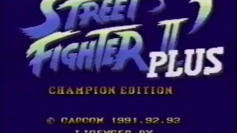 🕹🎮🥊Street Fighter II Turbo: Hyper Fighting『ストリートファイターIIダッシュプラス』カプコン 遂に、 メガドライブ 参入