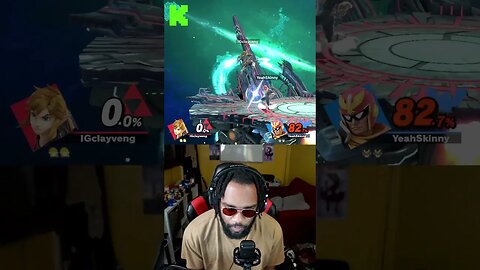 Wild driver takes sword up the rear for yapping too much #Clayveng #ssbu #kickstreamer #streamer