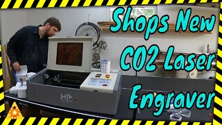 Monport CO2 Laser Engraver Unboxing Installation First Cut