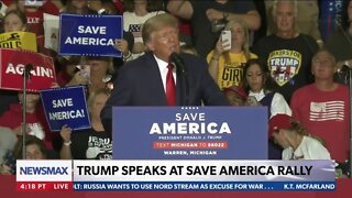 Former President Donald Trump Save America Rally in Michigan | Full Speech