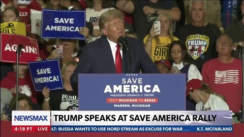 Former President Donald Trump Save America Rally in Michigan | Full Speech