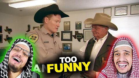 Arab Muslim Brothers Reaction To Conan Becomes A Texas Deputy, Part 1 | CONAN on TBS