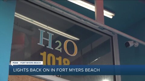 FPL starts to reenergize Times Square businesses on Fort Myers Beach