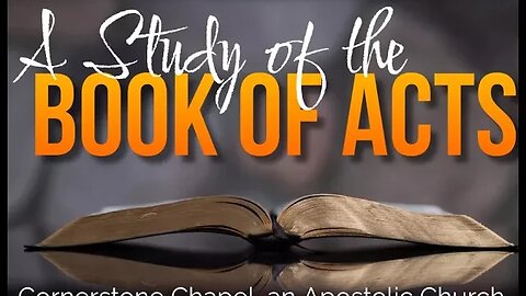 A Study of the Book of Acts - Lesson 28