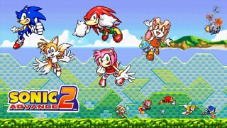 Sonic Advance 2 - GBA (Leaf Forest)