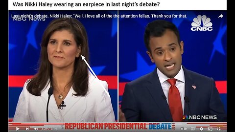 Was Nikki Haley Wearing an Earpiece During the Debates??
