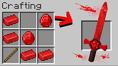 Minecraft, But You Can Craft a Blood Sword