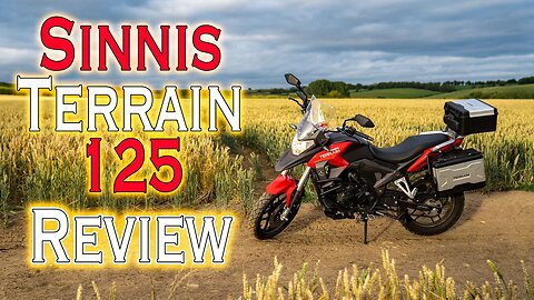 Sinnis Terrain 125 REVIEW. A 125cc Adventure Bike with Luggage Boxes as standard.