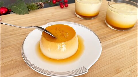 5 Minute Dessert Pudding - No Oven, No Eggs, No Gelatin! It melts in mouth!