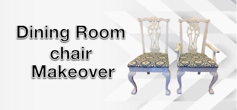 DINING ROOM CHAIRS MAKEOVER/ FURNITURE RESTORATION