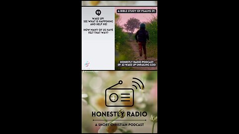 God is not offended by childlike dependence and faith. Pray Honestly. | Honestly Radio Podcast