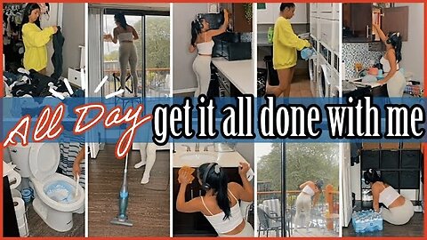 *NEW* ALL DAY GET IT ALL DONE WITH ME 2022 | SPEED CLEANING | LAUNDRY & DISHES MOTIVATION |@ez tingz