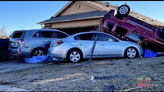 12 injured as tornadoes tear through Oklahoma City area, hurricane-force winds sweep across Plains