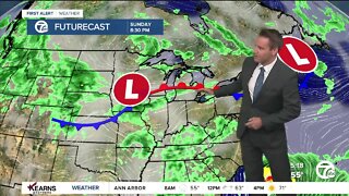 Detroit Weather: Cool day with morning showers and a brighter afternoon