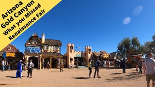 Arizona Gold Canyon Renaissance Festival what you missed