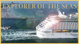 Explorer of the Seas Departs Port of Miami - 4K