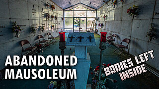 Abandoned Mausoleum - Bodies Still Inside!