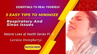 3 Easy Tips To Minimize Respiratory And Sinus Issues