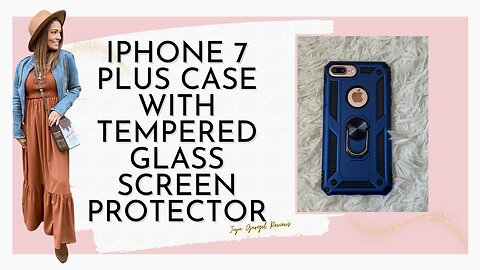 iphone 7 plus case with tempered glass screen protector review