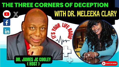 513 - "The Three Corners of Deception," with Dr. Meleeka Clary