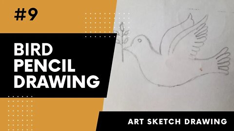 Bird Drawing Easy Step by Step l Bird Drawing Tutorial for Beginners l Easy Bird Drawing #artdrawing