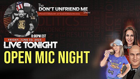 Tonight 8PM Eastern: The Don’t Unfriend Me Show Live!