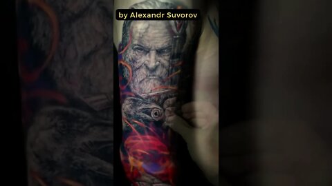 Stunning work by Alexandr Suvorov #shorts #tattoos #inked #youtubeshorts